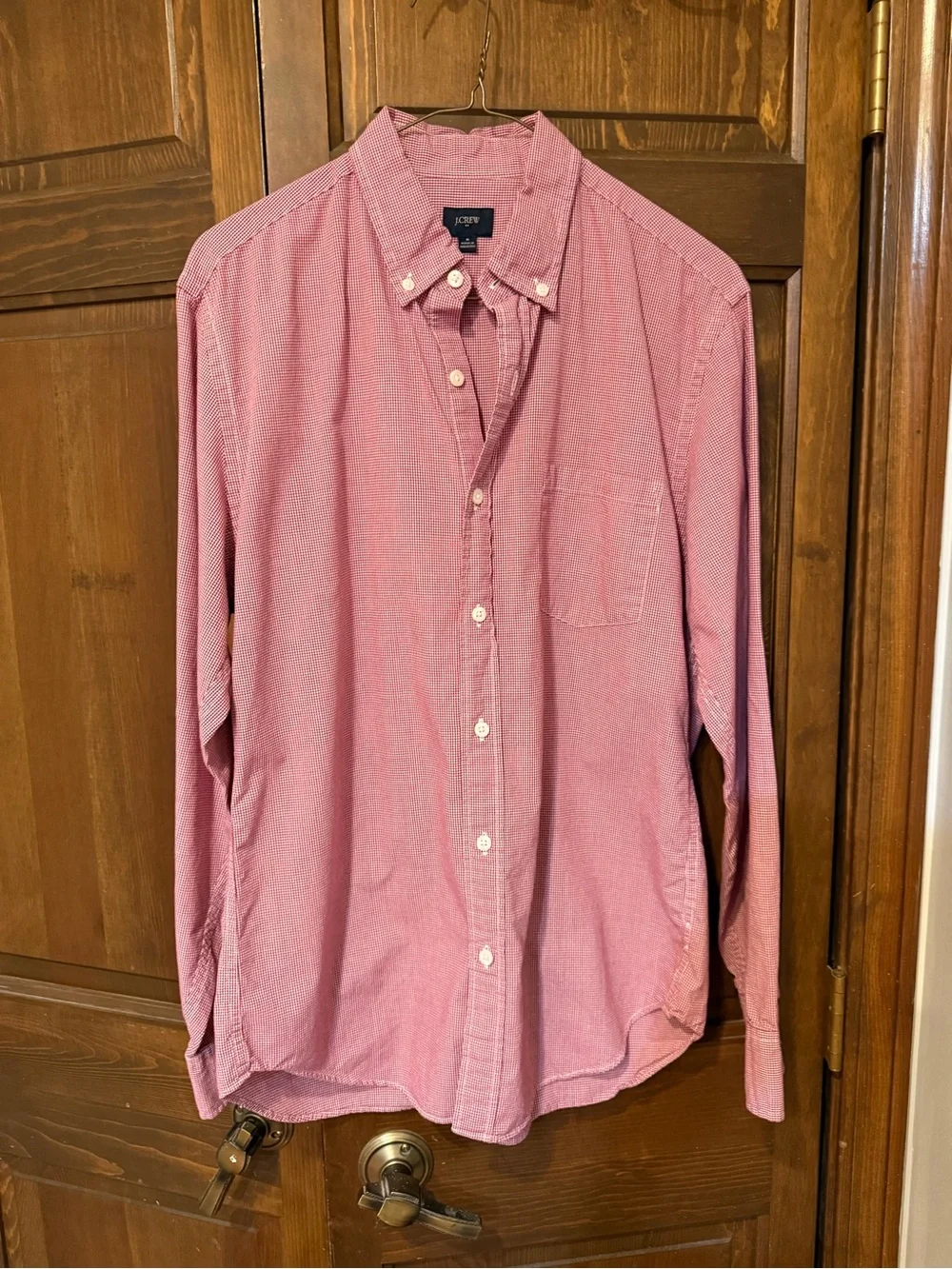 J. Crew Pink Button-Down Long Sleeve Shirt